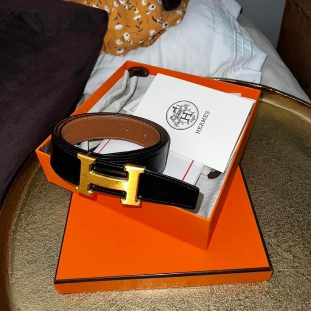 Reversible 32mm Hermes belt